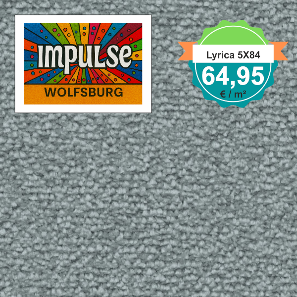 Vorwerk Lyrica 5X84 hellblau – Velours Teppich – € 64,95/m² – Produktbild